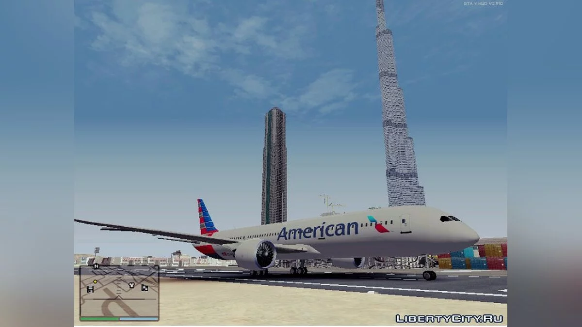 Boeing 787 American Airlines / GTA San Andreas
