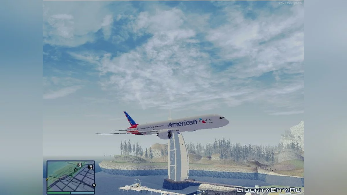 Boeing 787 American Airlines / GTA San Andreas