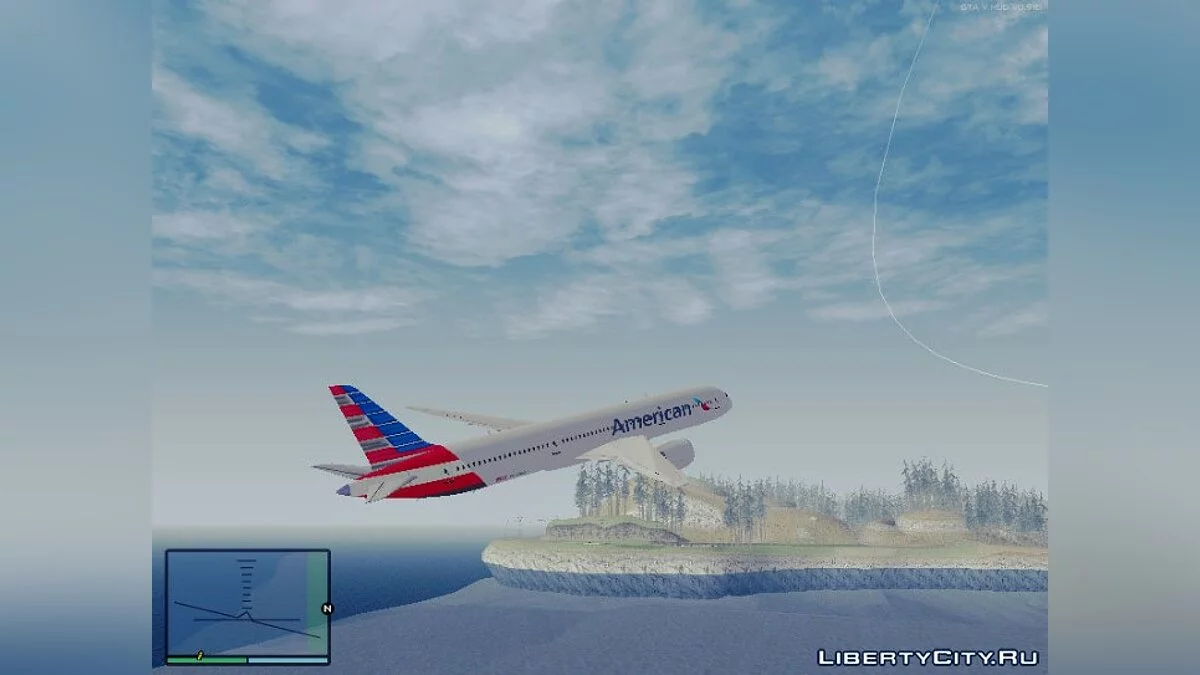 Boeing 787 American Airlines / GTA San Andreas