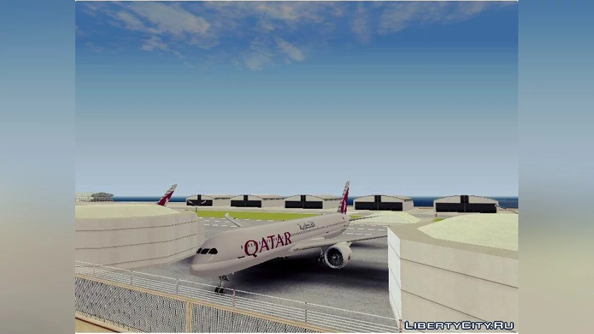 بوينغ 787 الخطوط الجوية القطرية / جي تي إيه سان أندرياس