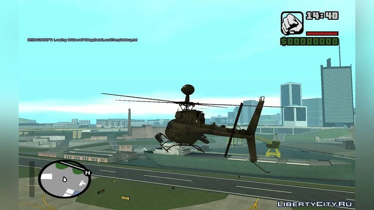 OH-58D Kroatische Luftwaffe / GTA San Andreas