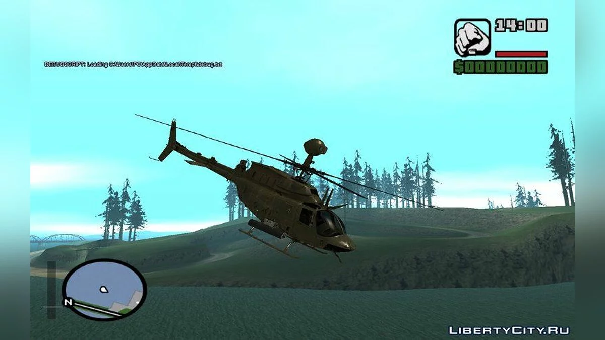 OH-58D Kroatische Luftwaffe / GTA San Andreas