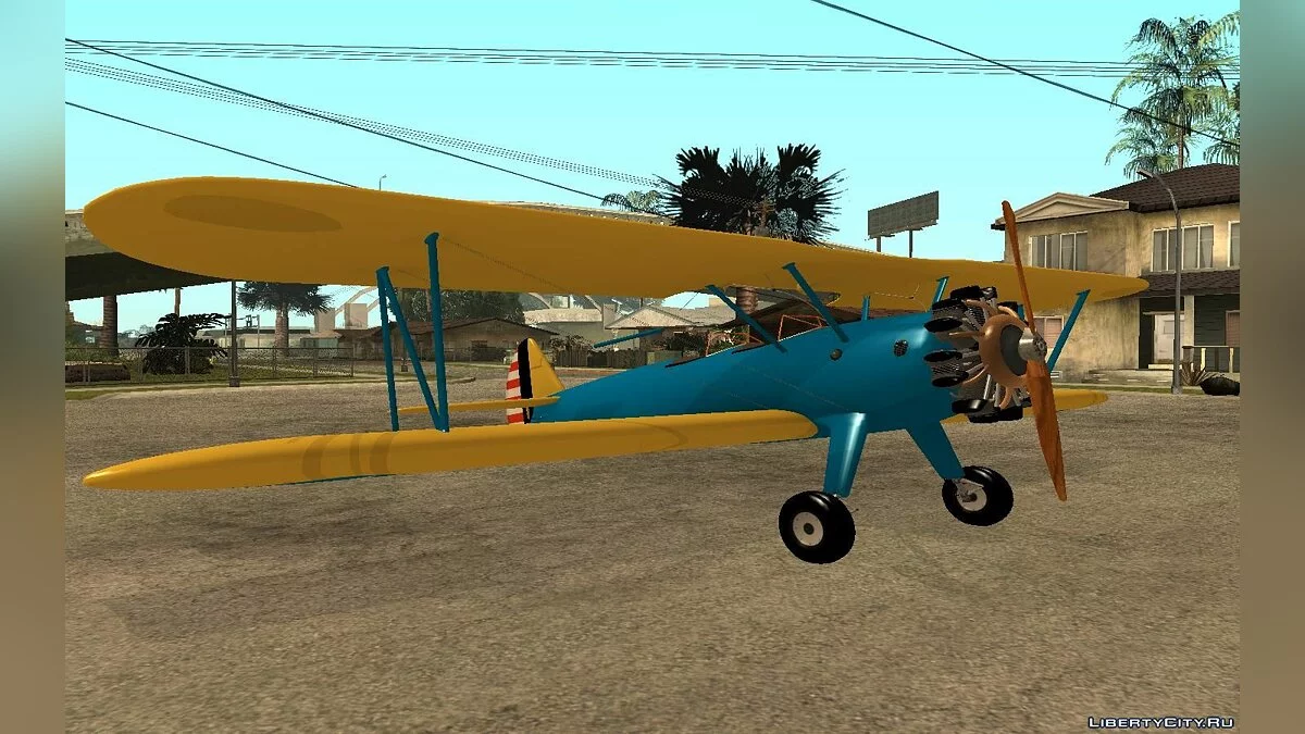 PT 17 Stearman Doppeldecker / GTA San Andreas