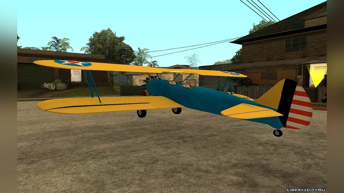 PT 17 Stearman Doppeldecker / GTA San Andreas