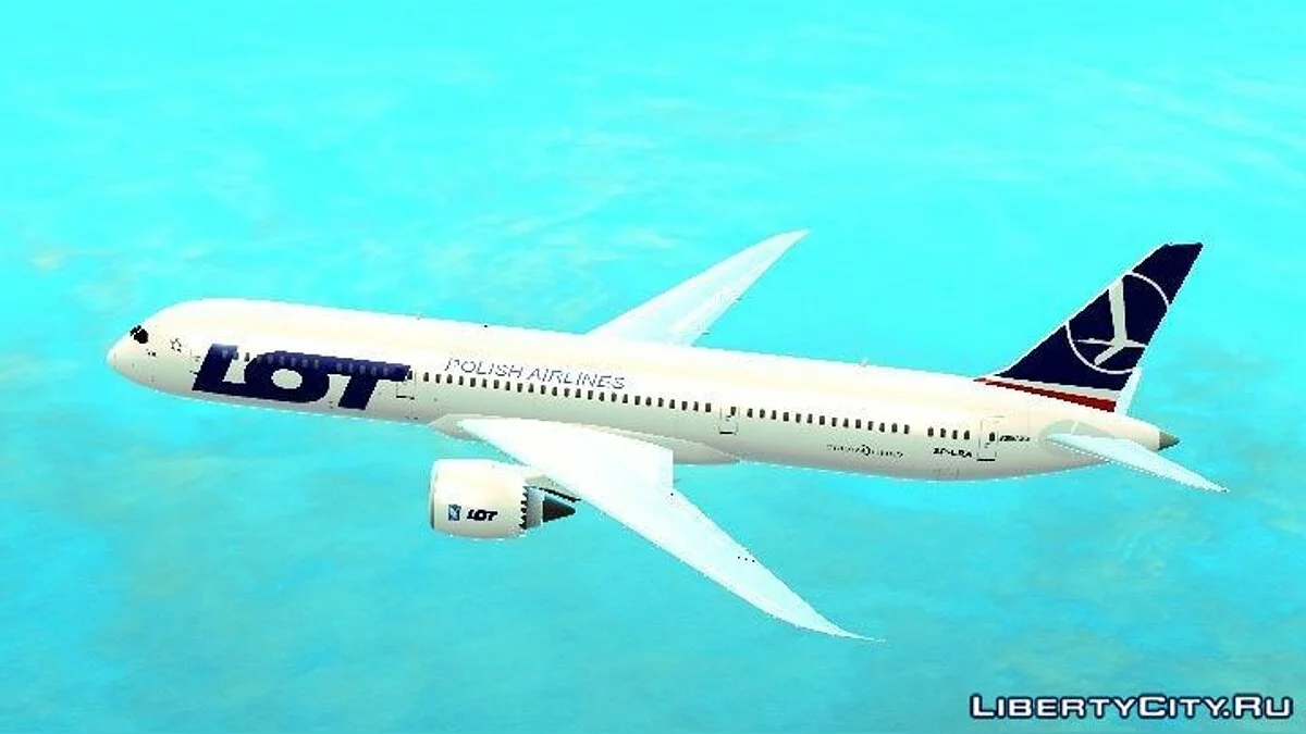 LOT Польські Авіалінії Boeing 787 Dreamliner / GTA San Andreas