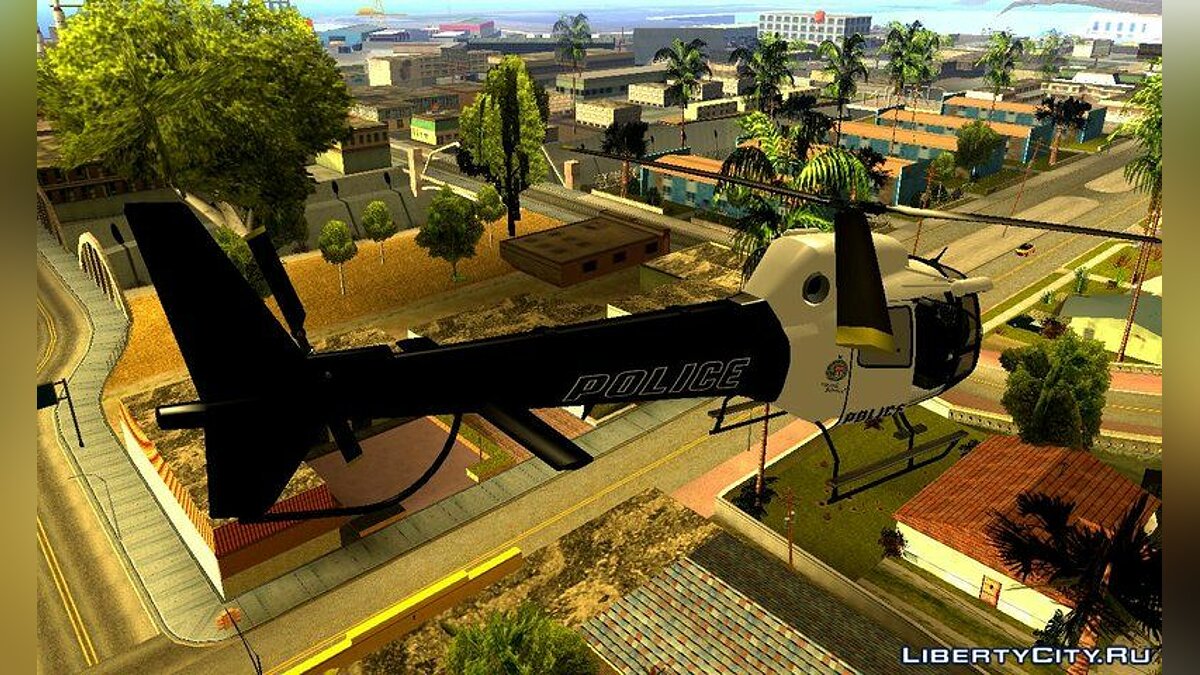 Police Maverick GTA V (SFPD Air Support Unit) para GTA San Andreas