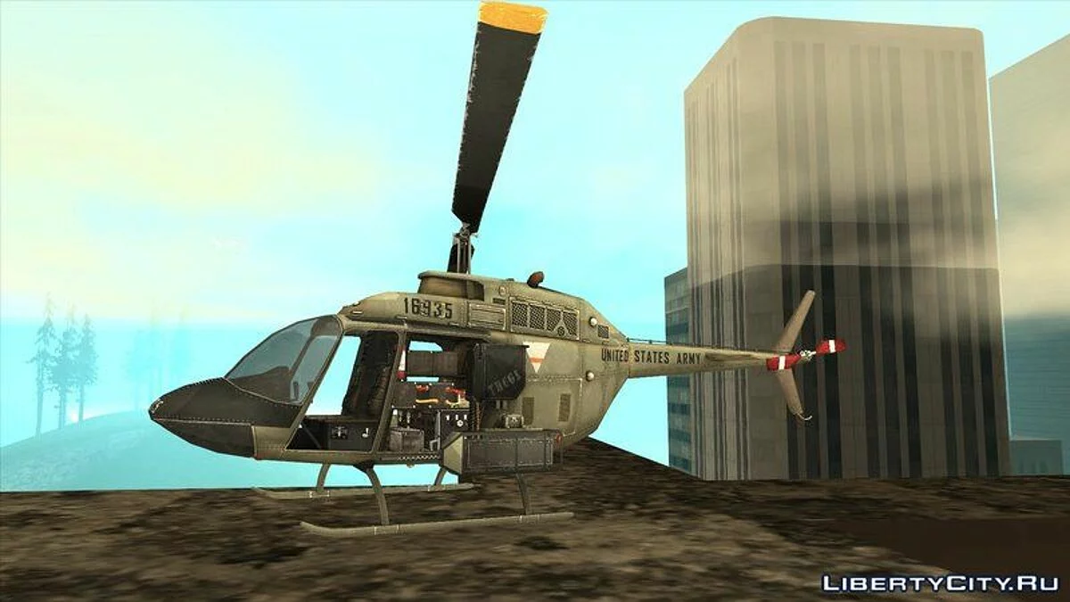 Bell OH-58A Kiowa / جي تي إيه سان أندرياس