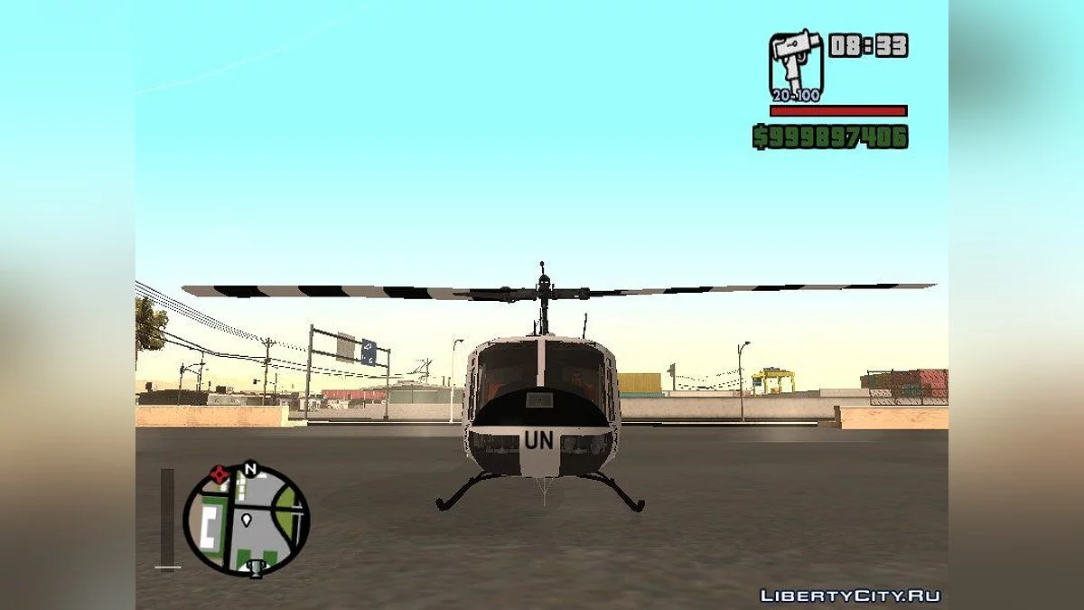 Bell UH-1 Huey ООН - Військовий вертоліт / GTA San Andreas