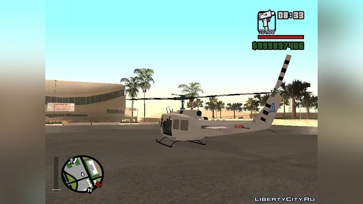Bell UH-1 Huey ООН - Військовий вертоліт / GTA San Andreas