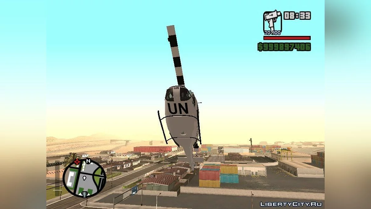 Bell UH-1 Huey ООН - Військовий вертоліт / GTA San Andreas