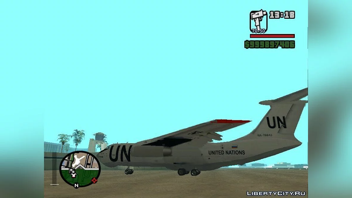 Ilyushin Il-76TD ООН / GTA San Andreas