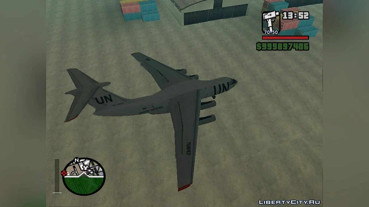 Ilyushin Il-76TD ООН / GTA San Andreas