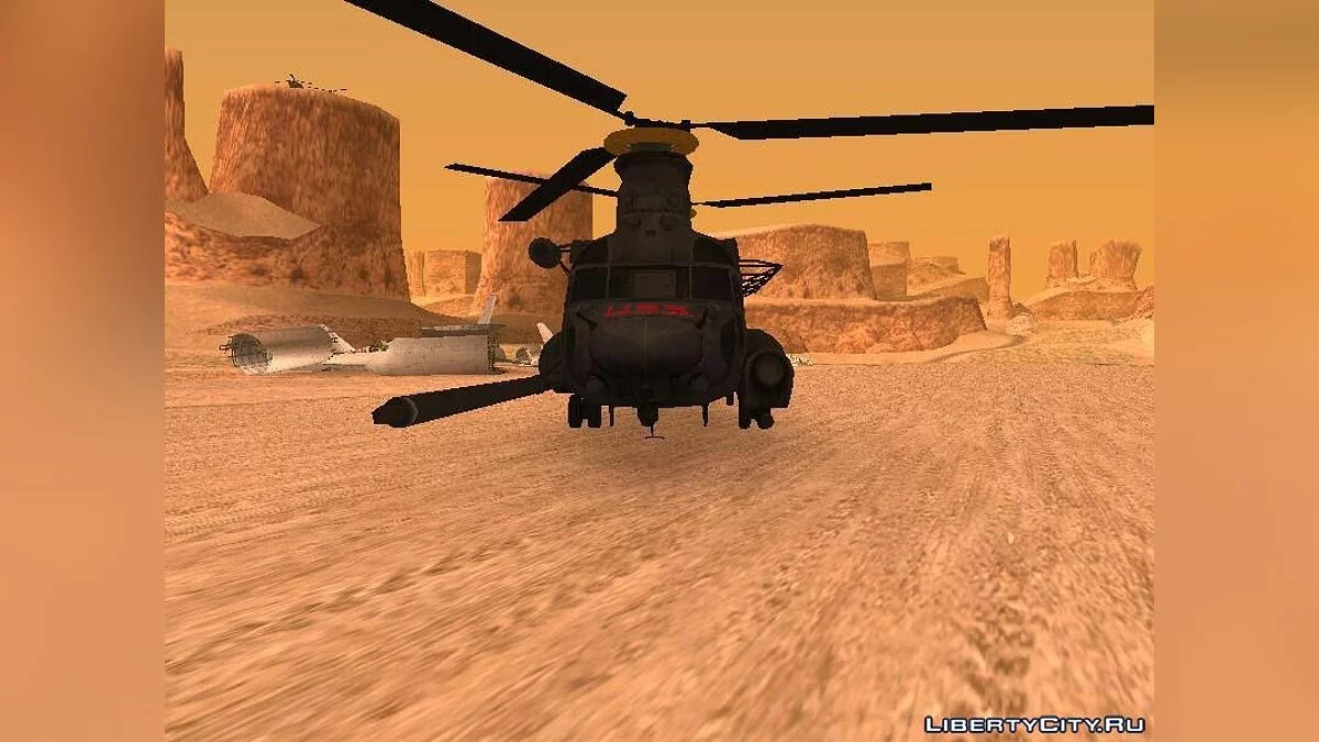 MH-47 Chinook U.S.S / GTA San Andreas