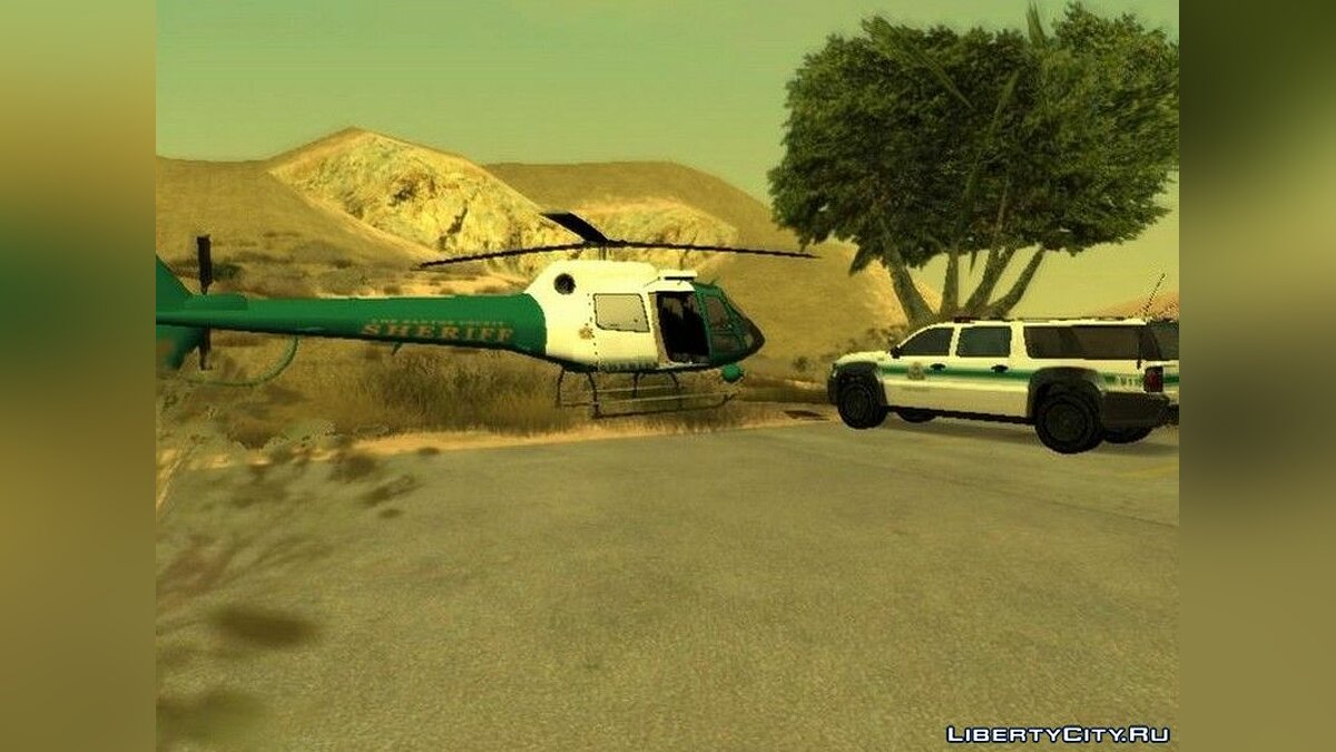 Police Maverick GTA V (SFPD Air Support Unit) para GTA San Andreas