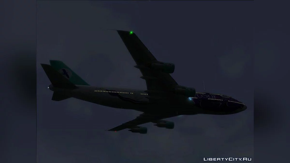 Boeing 747-300 PW JT9D  / GTA San Andreas