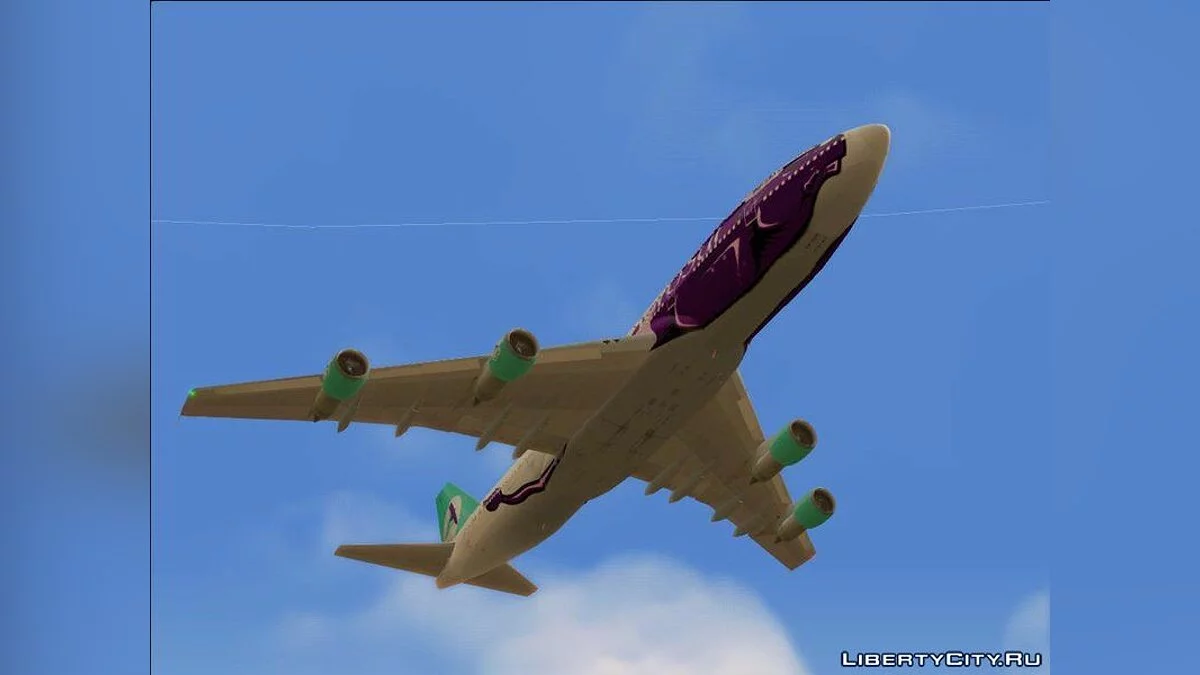Boeing 747-300 PW JT9D  / GTA San Andreas