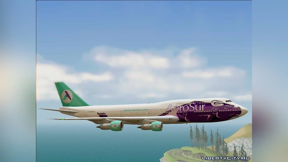 Boeing 747-300 PW JT9D  / GTA San Andreas