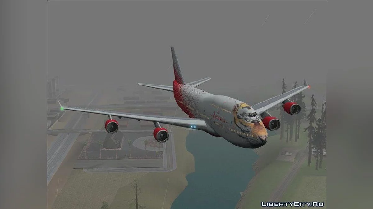 Boeing 747-400 GE CF6-80C2 / GTA San Andreas