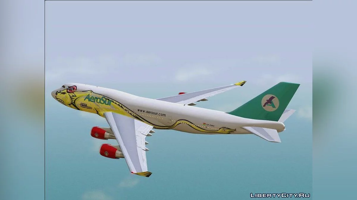 Boeing 747-400 GE CF6-80C2 / GTA San Andreas