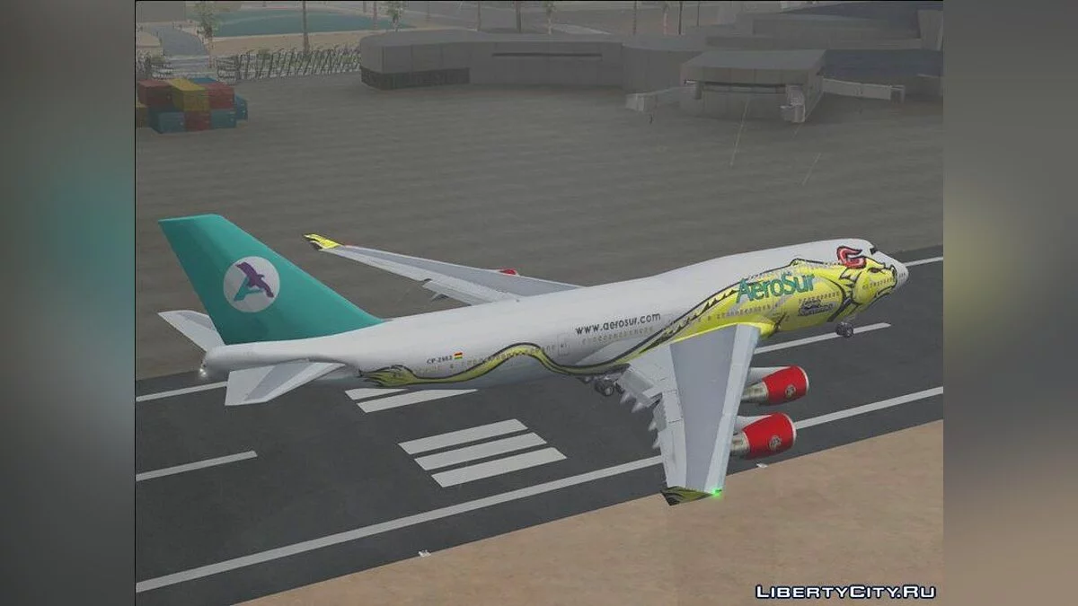 Boeing 747-400 GE CF6-80C2 / GTA San Andreas