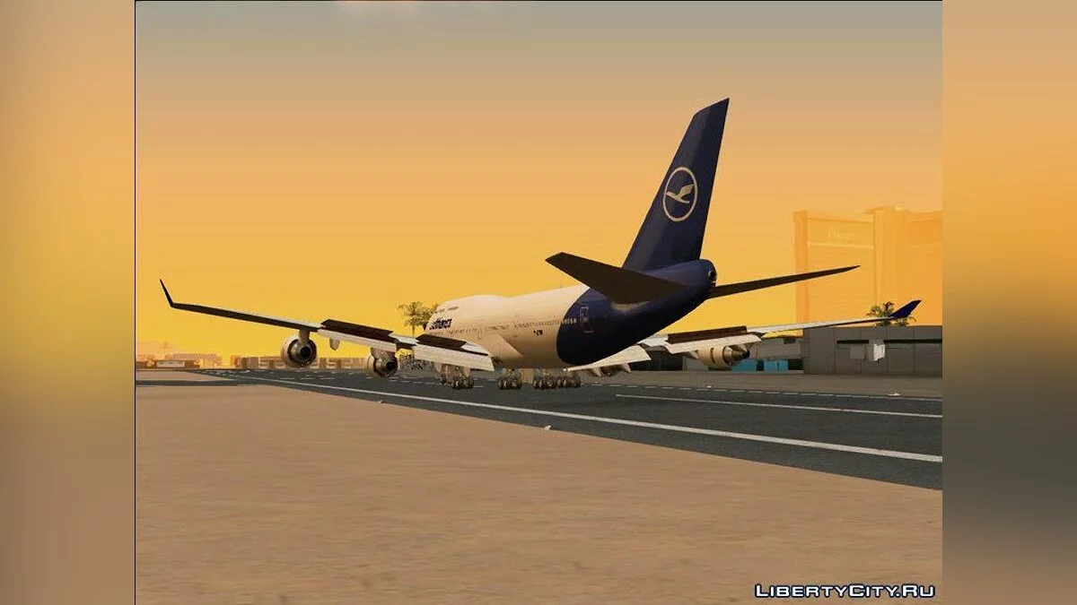 Boeing 747-400 GE CF6-80C2 / GTA San Andreas