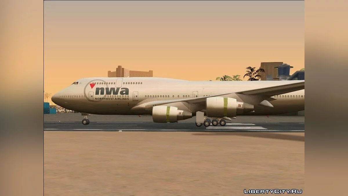 Boeing 747-400 PW4000 / GTA San Andreas