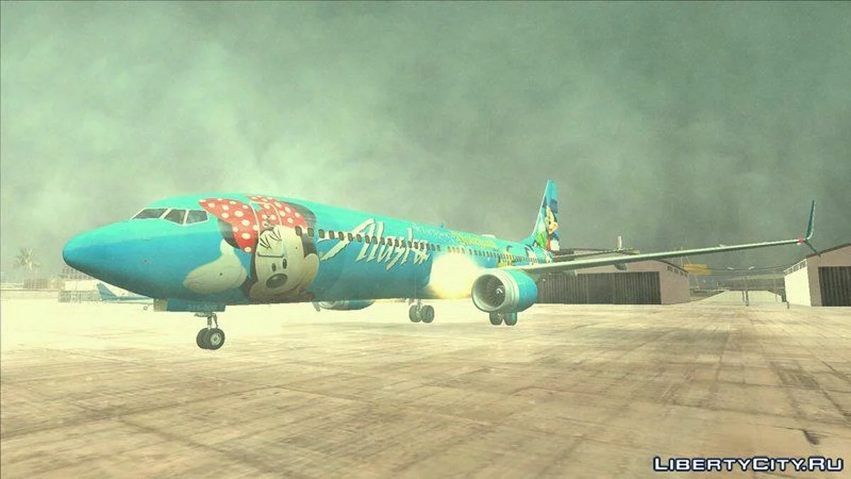 Alaska Airlines 737-900 (Диснейлендська розфарбування) / GTA San Andreas