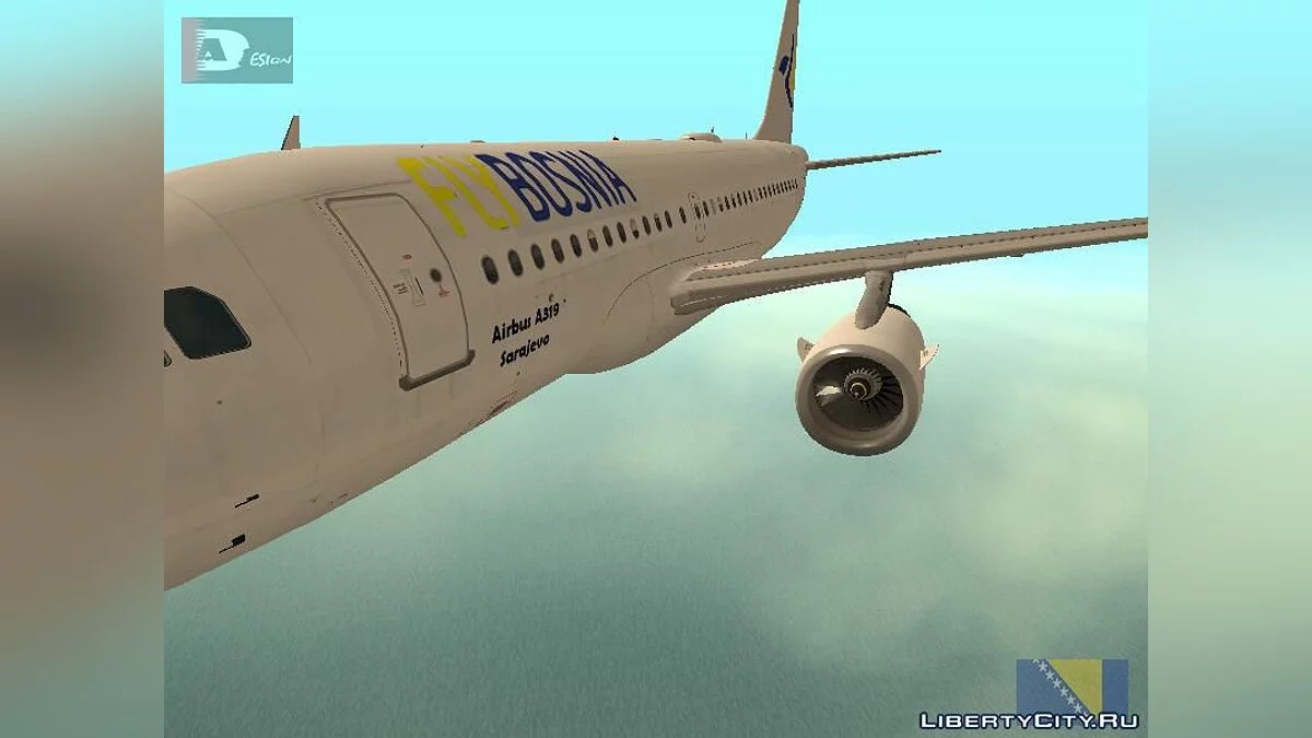 Airbus A319 100 FLYBOSNIA / GTA San Andreas