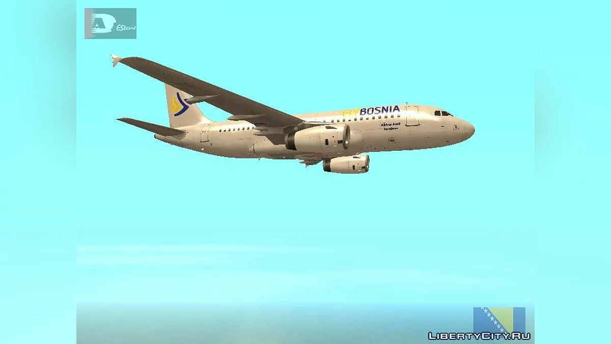 Airbus A319 100 FLYBOSNIA / GTA San Andreas