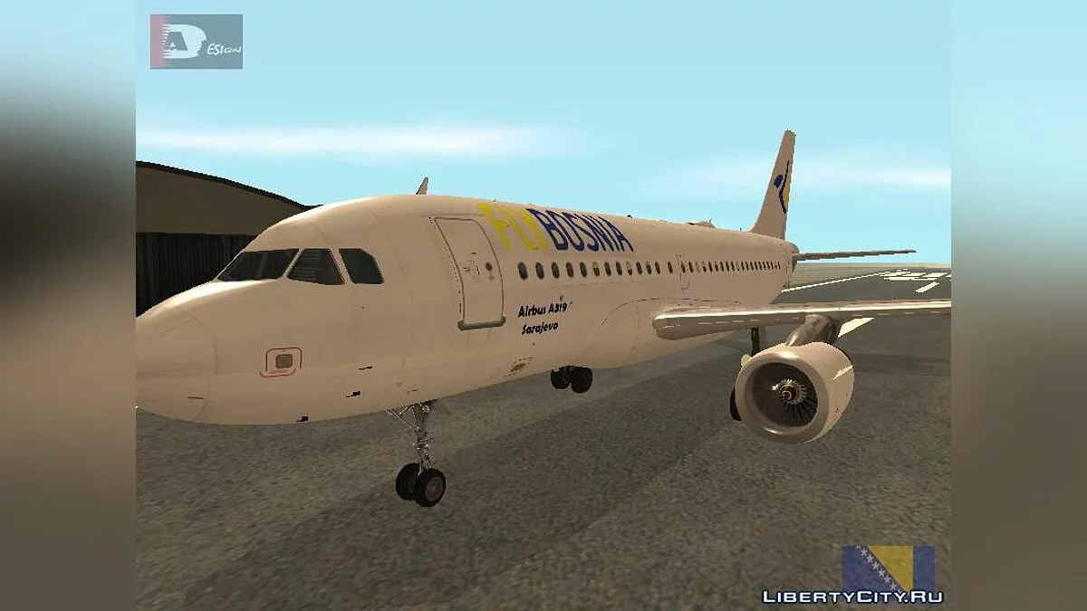 Airbus A319 100 FLYBOSNIA / GTA San Andreas