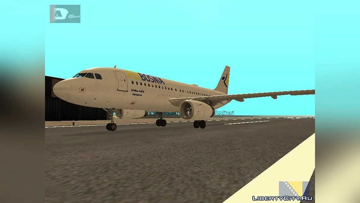 Airbus A319 100 FLYBOSNIA / GTA San Andreas
