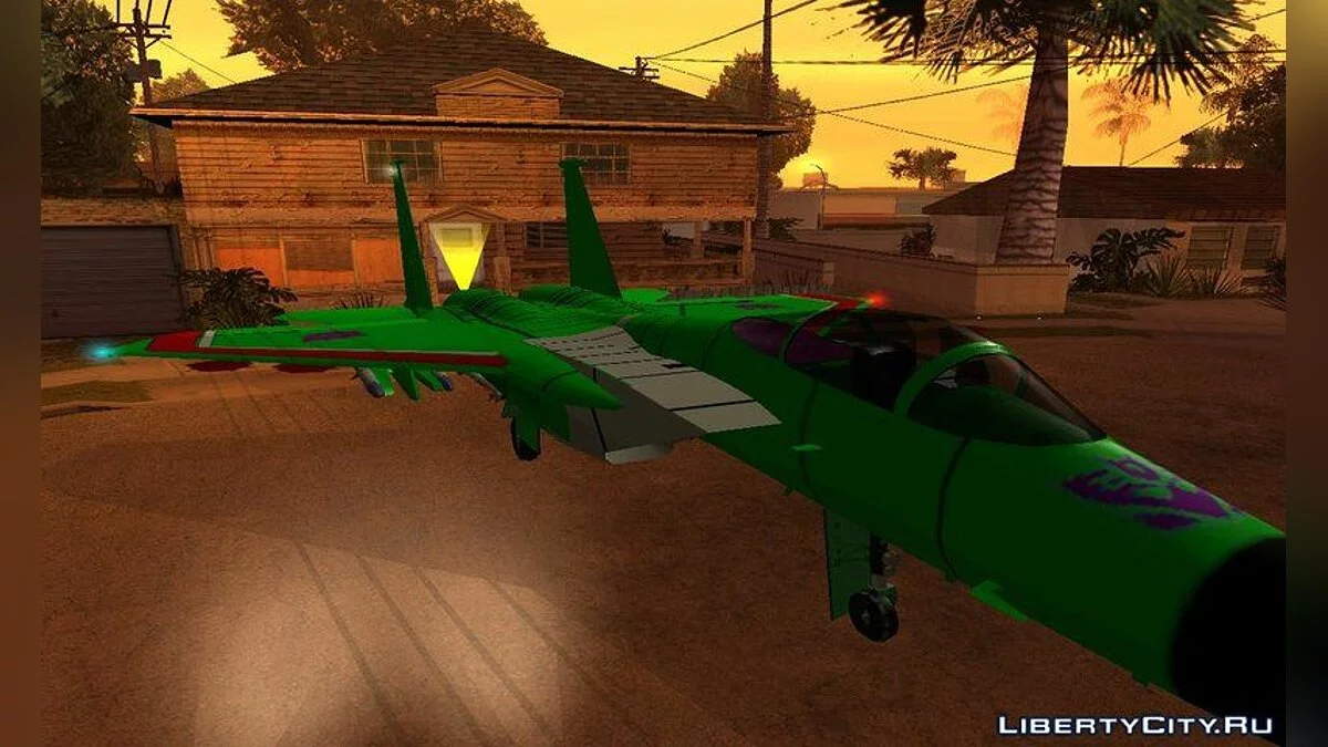 Jet Asam Badai Transformers G1 / GTA San Andreas
