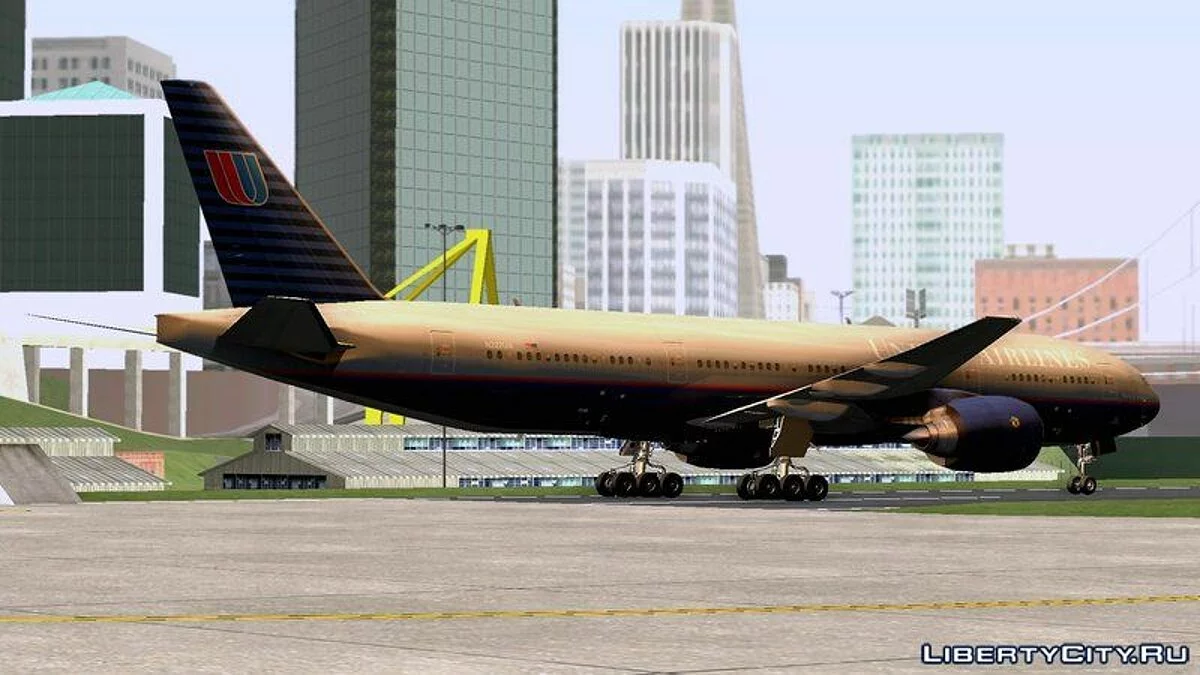 Boeing 777-200ER PW4000 and RR Trent 800 / GTA San Andreas
