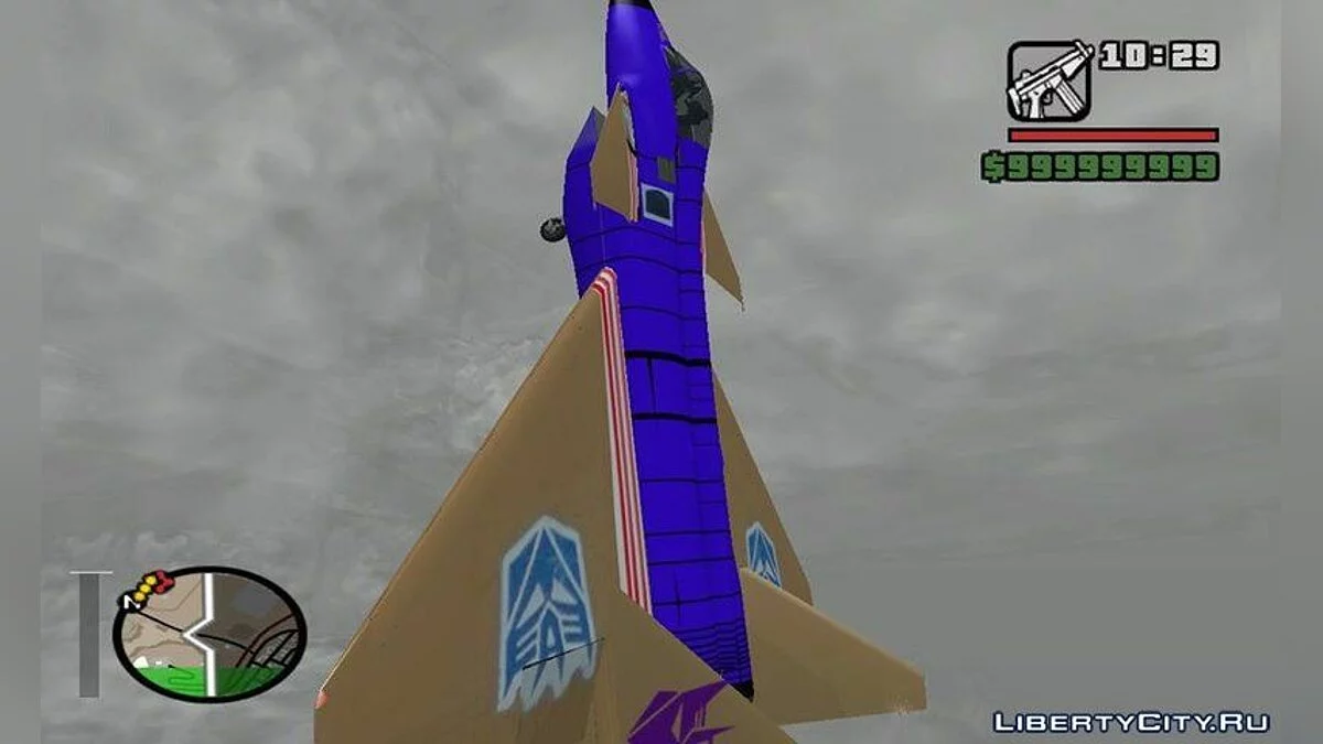 Transformadores G1 Dirge Jet / GTA San Andreas