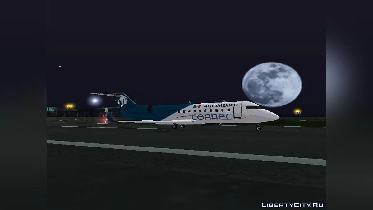 Buckingham Starjet (Цивільний Miljet) Aeromexico Connect V2 / GTA San Andreas