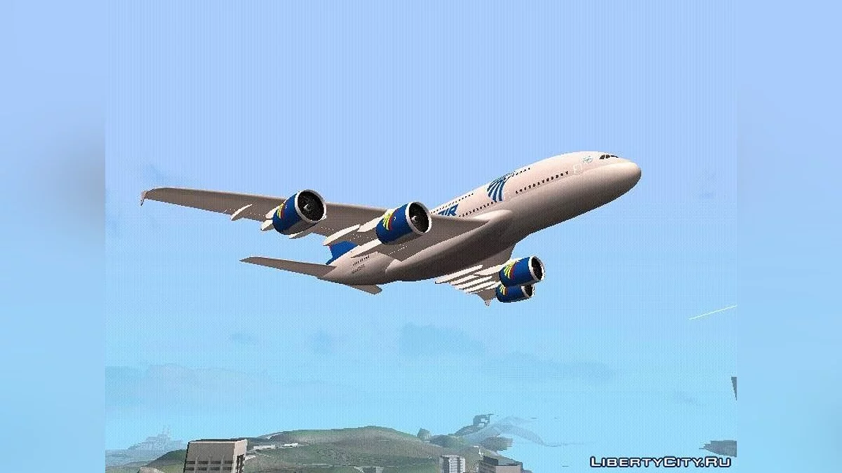 ÄGYPTISCHER AIRBUS A380 - 800 / GTA San Andreas