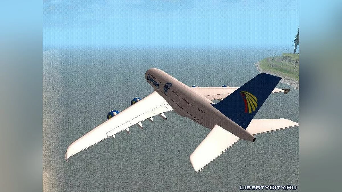 ÄGYPTISCHER AIRBUS A380 - 800 / GTA San Andreas