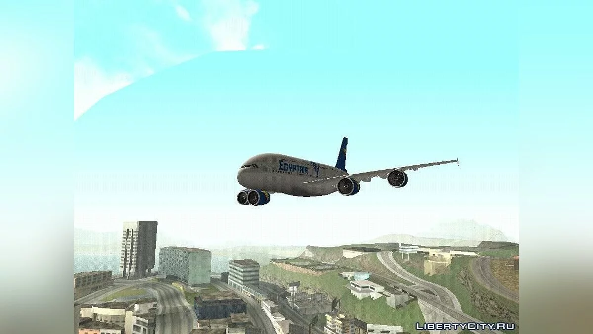 ÄGYPTISCHER AIRBUS A380 - 800 / GTA San Andreas