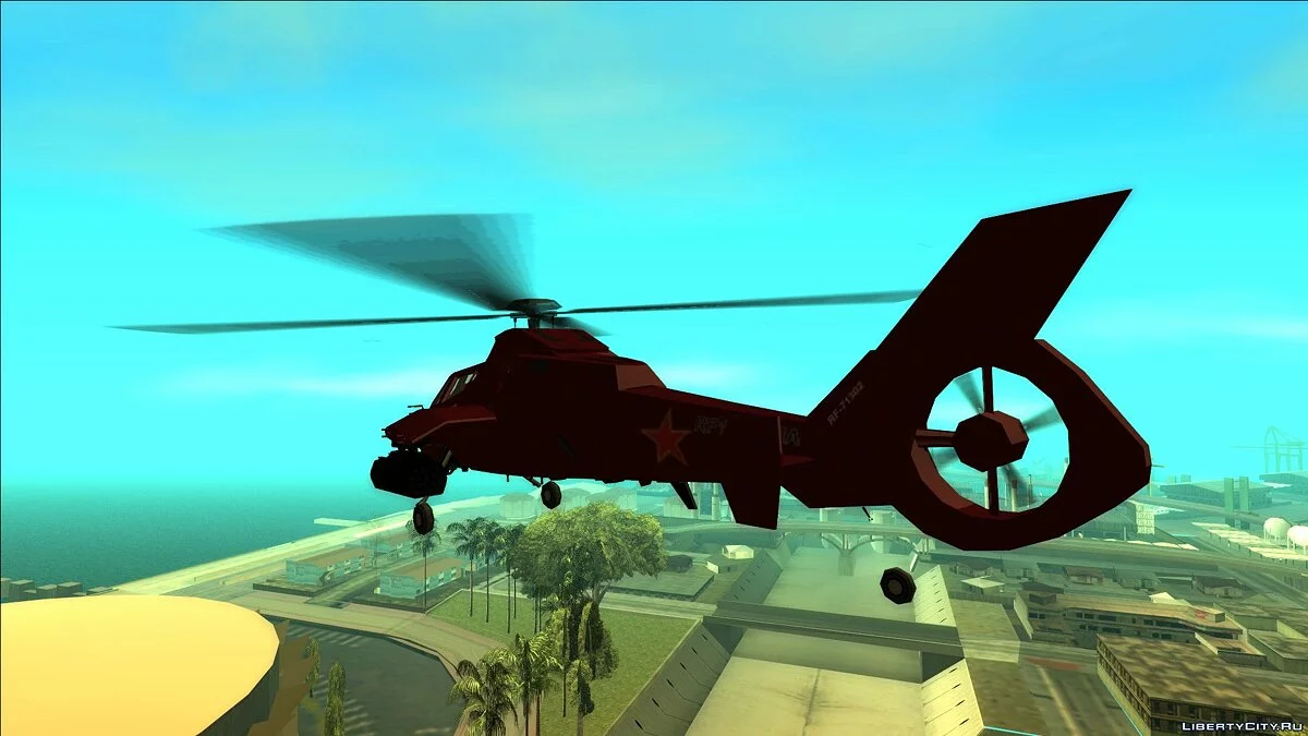 Akula Stealth Helicopter from GTA Online / GTA San Andreas