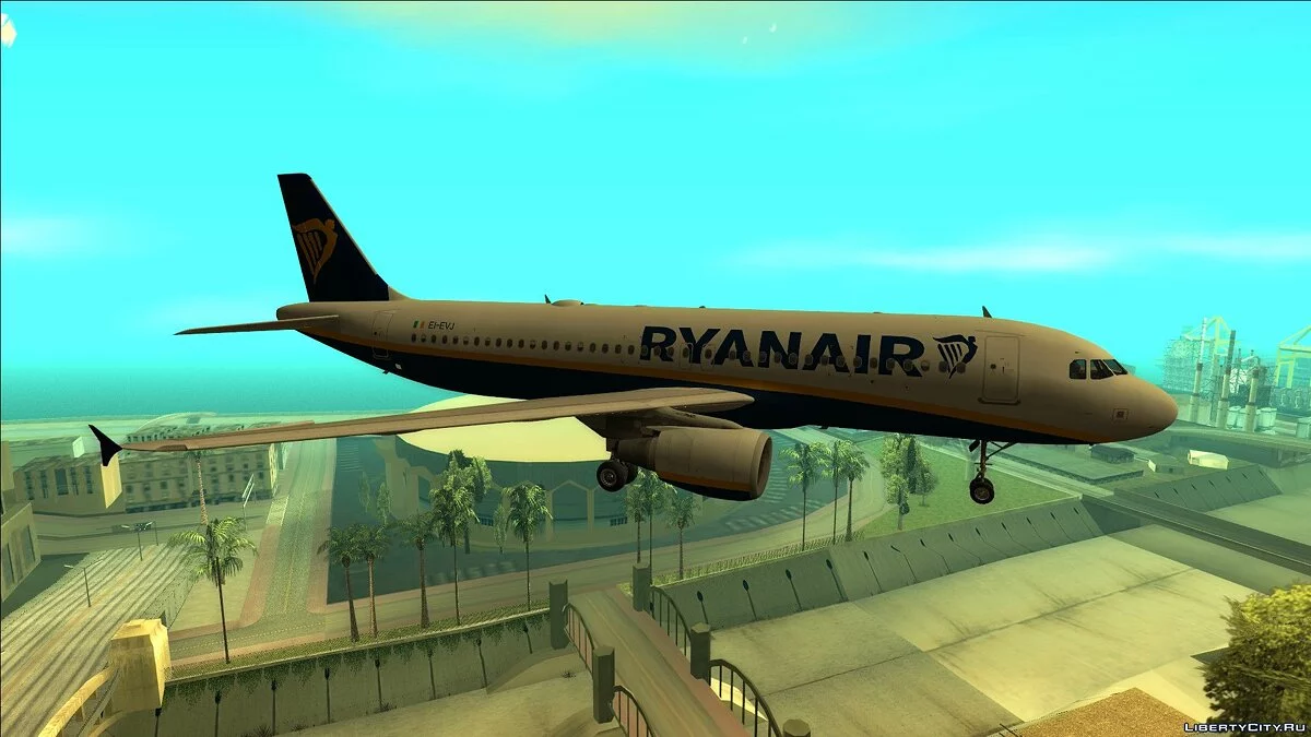 Ryanair Airbus A320 / GTA San Andreas