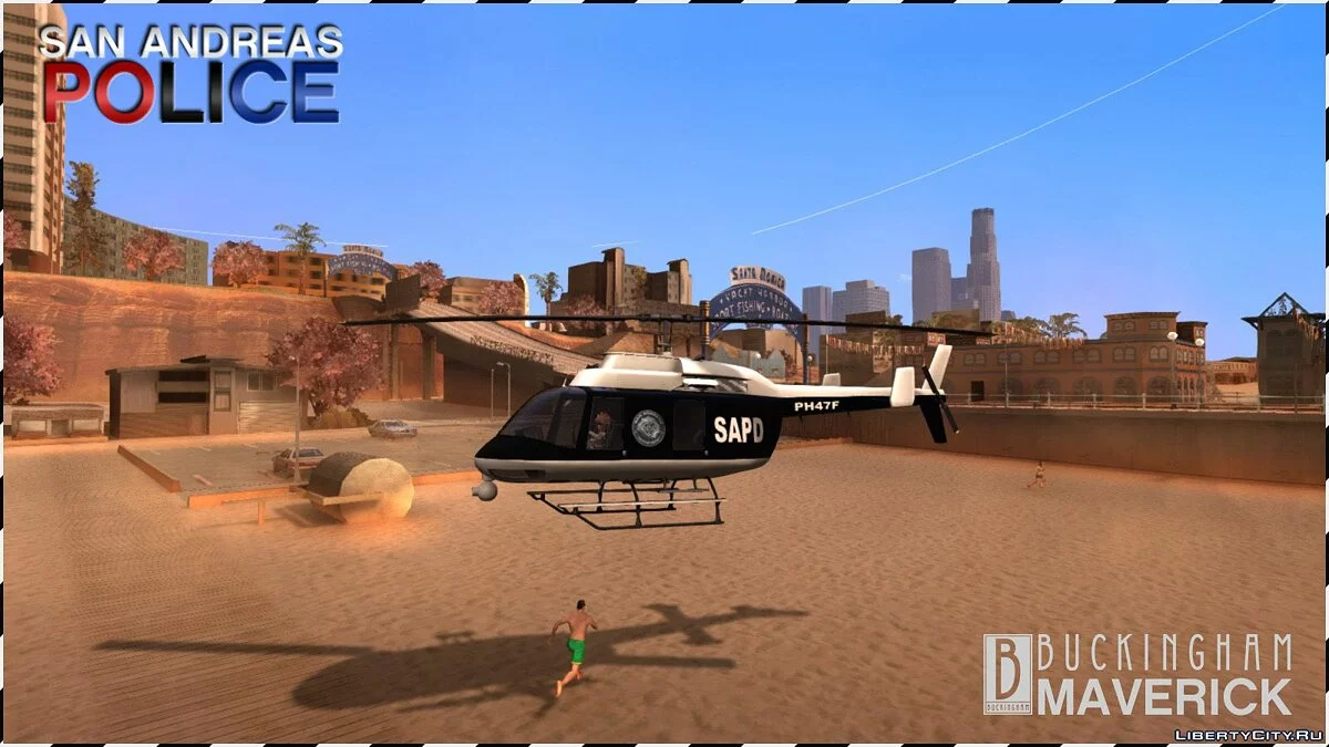 GTA V Buckingham Maverick (San Andreas State Police) / GTA San Andreas