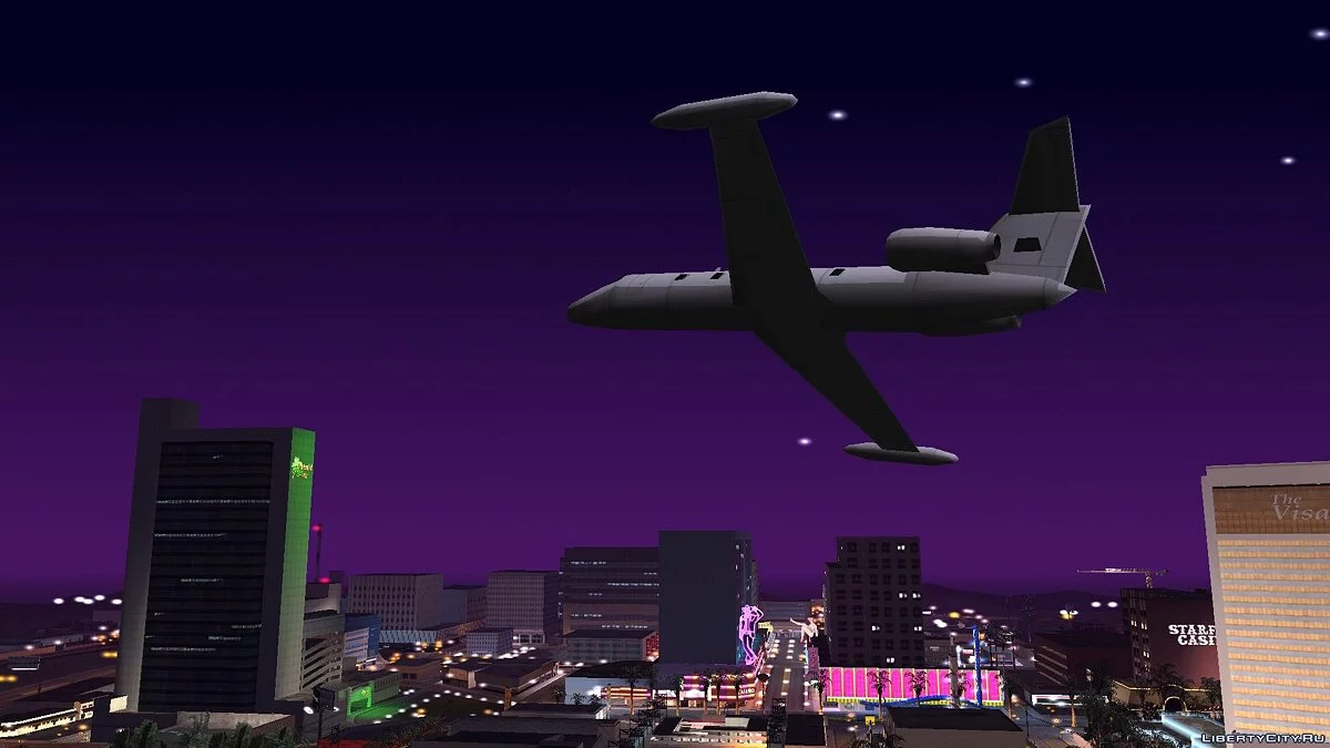 SA Adaptado Learjet de GTA 3 / GTA San Andreas