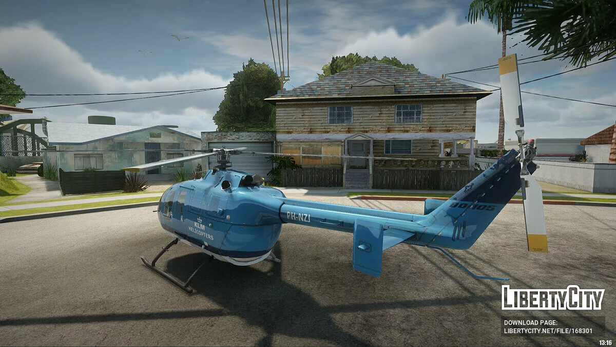 KLM Helikopters Helicopter / GTA San Andreas