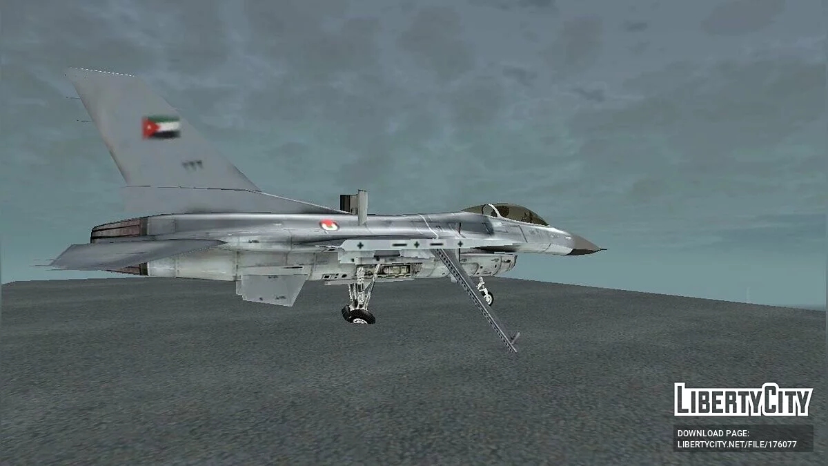 F-16 Fighting Falcon-Йордан / GTA San Andreas