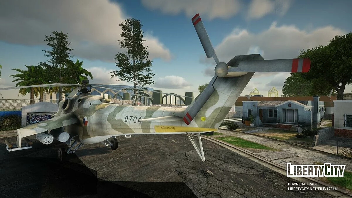 Mi-35 (Wüsten-Tarnung) aus Battlefield 2: Special Forces / GTA San Andreas