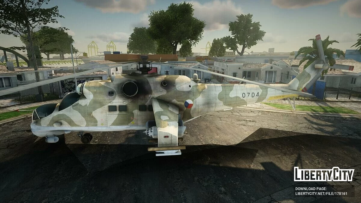 Mi-35 (Wüsten-Tarnung) aus Battlefield 2: Special Forces / GTA San Andreas