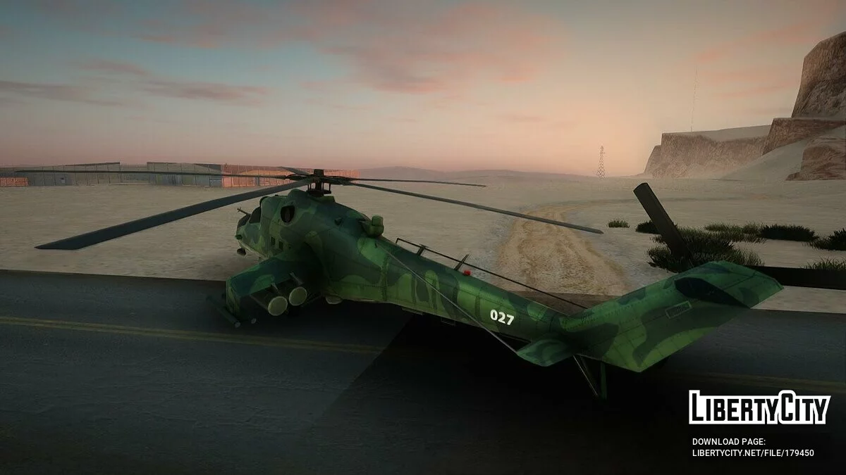 Mi-24P from Wargame: Red Dragon / GTA San Andreas
