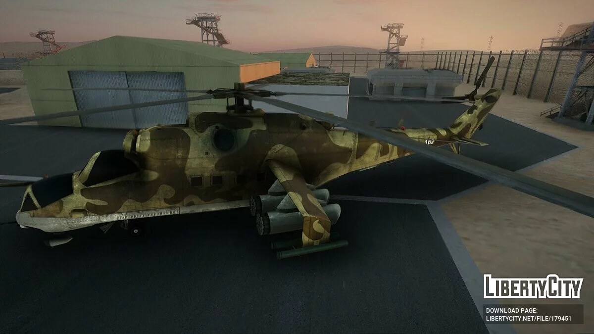 Mi-24VP з Wargame: Red Dragon / GTA San Andreas