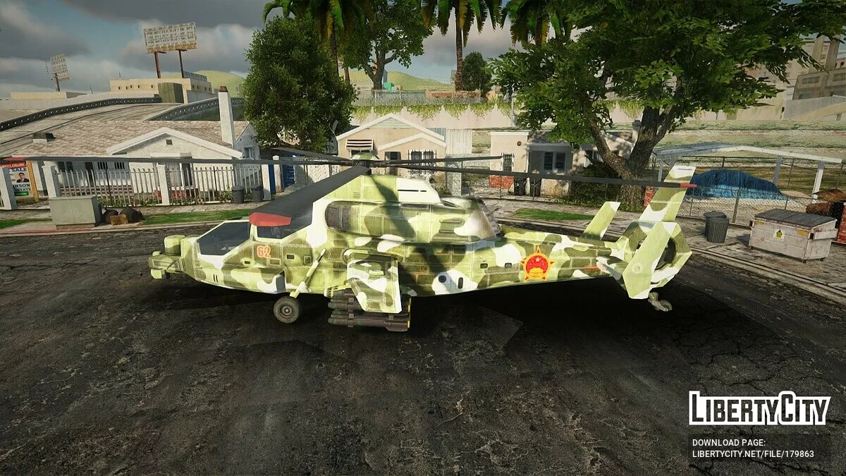 CAIC Z-10 و Agusta A129 Mangusta من Mercenaries 2: World in Flames / جي تي إيه سان أندرياس