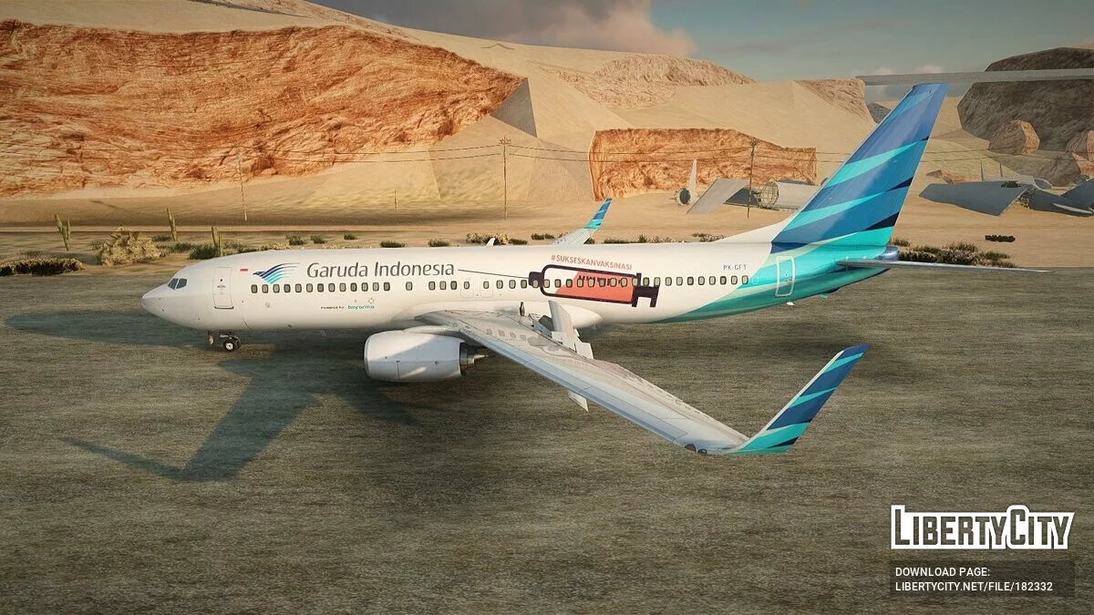 Boeing 737-800 Indonesien / GTA San Andreas